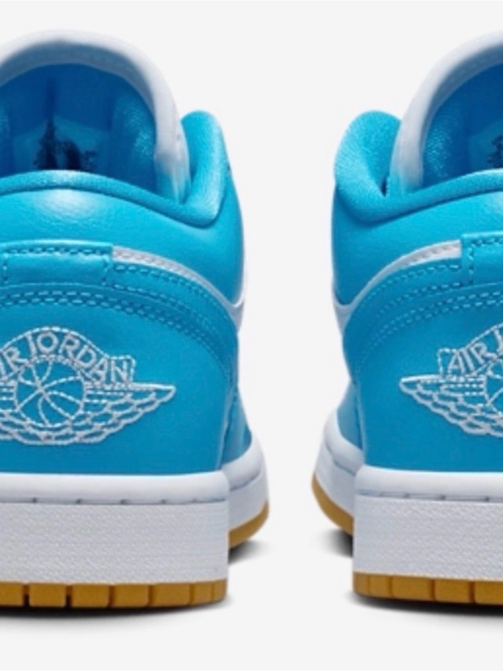 *REASONABLE OFFERS* “AIR JORDAN” Low-Top Sneakers-Blue/White🥰 - Picture 3 of 4